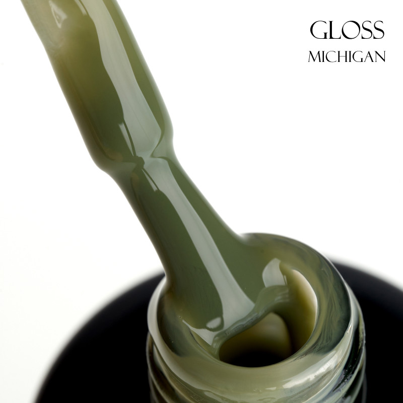 Кольорова база GLOSS Color Base Gel Michigan, 11 мл