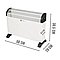 Енергозберігаючий обігрівач 2000 Вт, Domotec Heater MS 5904 / Електрообігрівач / Обігрівач конвекторний, фото 9
