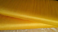 Ткань фатин турецкий ширина 3м средней жесткости цвета в ассортименте Желтый