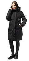 Красивая женская куртка зимняя удлиненная размеры 50-56