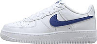 Кроссовки детские Nike AIR FORCE 1 (GS) бело-синие DV7762-103