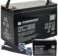 Аккумулятор AGM Powermat 12В 100AHM2 (Польша)