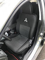 Авточехлы Mitsubishi Colt 2002-2008 Черный соты