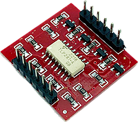 Модуль опторазвязки 4-х канальный на TLP281 (HW-399)