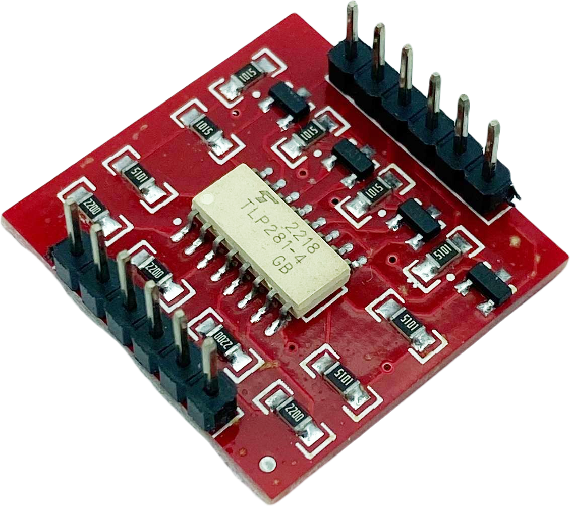 Модуль опторазвязки 4-х канальный на TLP281 (HW-399) (ID#1904720728 ...