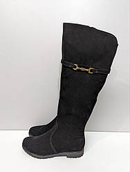 STTOPA демі. Висота 47 см. Розмір 41-27 см. Чоботи з натуральної шкіри шкіряні. 266-41 Чорні