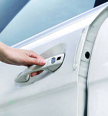 Захисні смужки накладки для автомобіля Baseus Streamlined car door bumper strip CRFZT-02 4шт Прозорий, фото 4