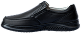Чоловічі туфлі ортопедичні натуральна шкіра Туреччина Форест Орто 4Rest Orto чорні розмір 40-46, фото 3