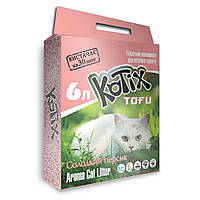 Гігієнічний наповнювач для котячого туалету Kotix Tofu Солодкий Персик 6 л (155743)