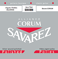 Струны для классической гитары SAVAREZ 500ARH Alliance Corum Polished Normal Tension