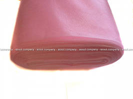 Тканина фатин турецька ширина 3 м середньої жорсткості кольору в асортименті Рожевий