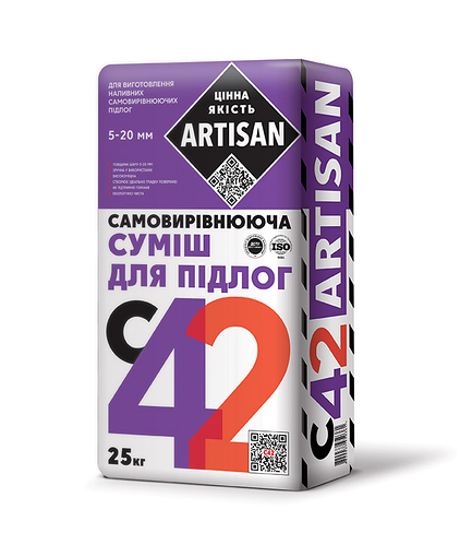 Купить Артисан С-42/25 самовыравнивающаяся смесь для пола (5-20 мм ...