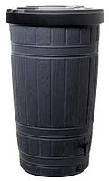 Емкость для сбора дождевой воды Woodcan пластик Коричневый объем 265 литров (Time Eco TM) Черный