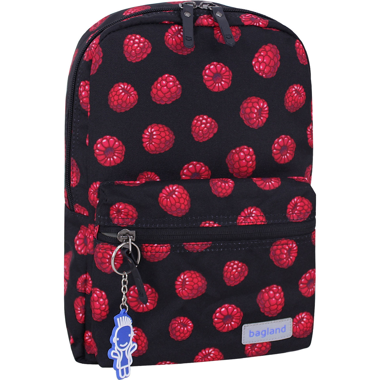 Трендовый школьный черный рюкзак для девочки подростка, Стильный портфель с ярким принтом для старшеклассника - фото 3 - id-p1925461496