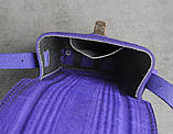 Шкіряна сумка ручної роботи з тисненим орнаментом, шкіряна сумка-барсетка через плече, фото 7