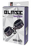 Кайдани на ноги для сексу в БДСМ фіолетові BLAZE ANKLE CUFF Кайф, фото 2