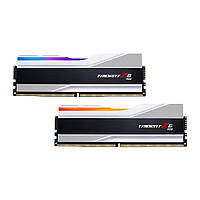 Модуль памяти для компьютера DDR5 64GB (2x32GB) 6000 Trident Z5 RGB Silver G.Skill (F5-6000J3238G32GX2-TZ5RS)