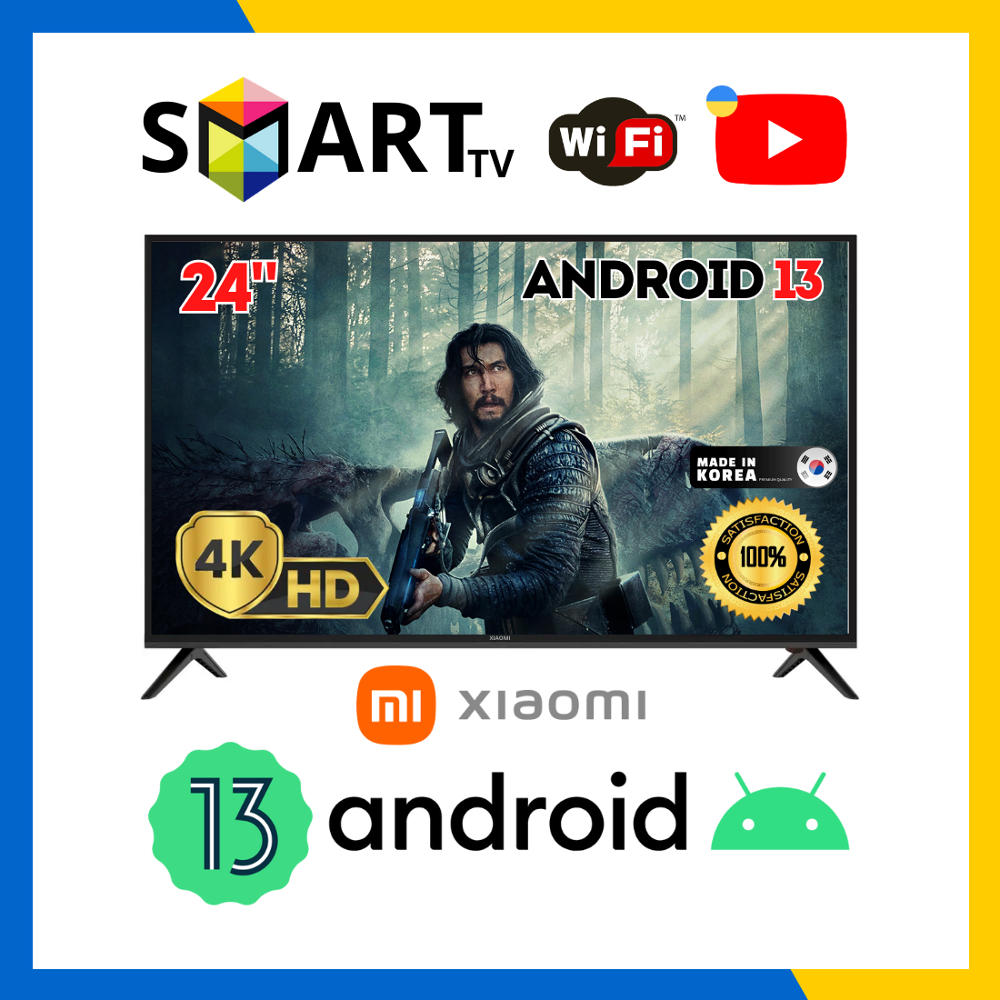 Телевізор Xiaomi 24" FullHD DVB-T2 SmartTV WiFi