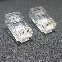 Конектор RJ-45 для інтернет-кабелю.