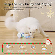 LieyPet Іграшки для кішок Інтерактивна іграшка для кішок із 3 пір'ям, Amazon, Німеччина, фото 2