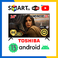Телевізор Tosiba 24" Smart-TV Пульт Д/У/Full HD/DVB-T2/USB