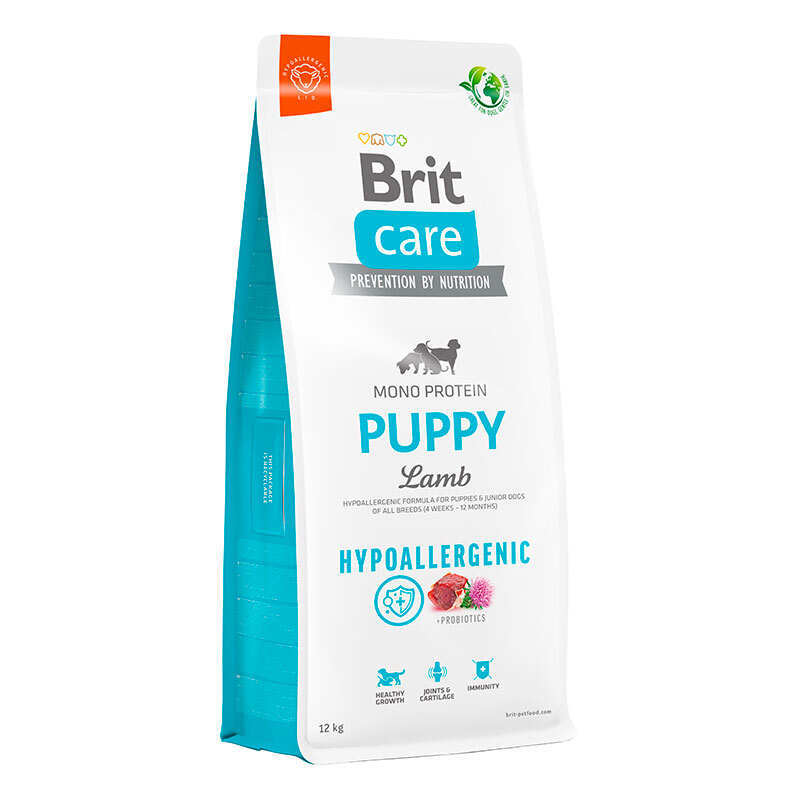Сухий корм для цуценят Brit Care (Бріт Кеа) Dog Hypoallergenic Puppy з ягням 12 кг, фото 1