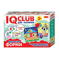 Учебные пазлы Изучаем формы.IQ-club для малышей 13203007, 6 карт в наборе от LamaToys