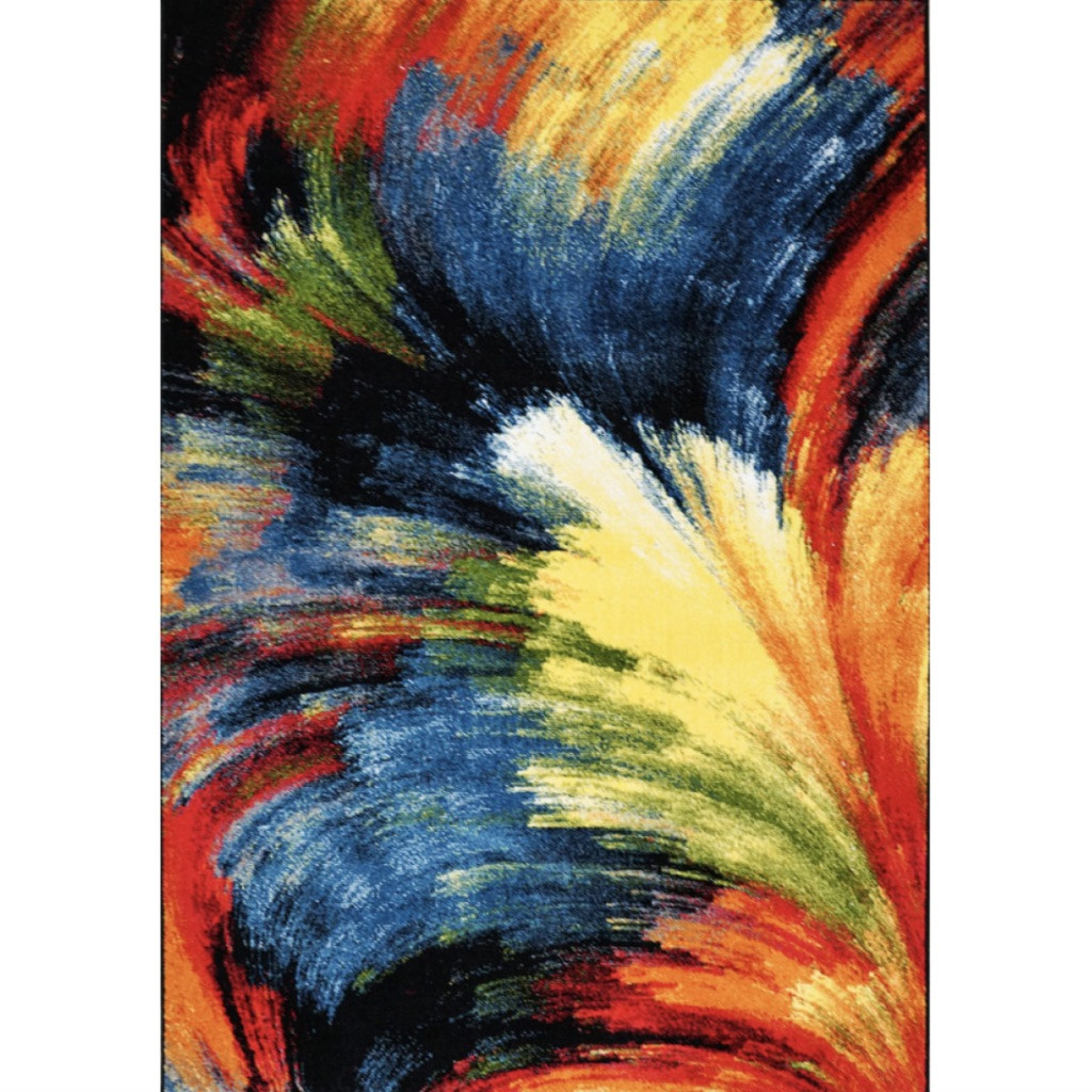 Килим 2,40*3,40 з яскравим дизайном Kolibri 11017/180