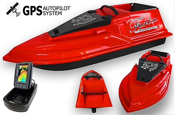 GPS  (V3_9+1) Ехолот Toslon TF520 Прикормочний кораблик Фурія Шторм