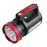 Надяскравий переносний ліхтар із USB Yajia YJ-2895 5W+20SMD, USB power bank, фото 10