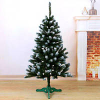 Класична 1.3 штучна новорічна ялина з білими кінчиками