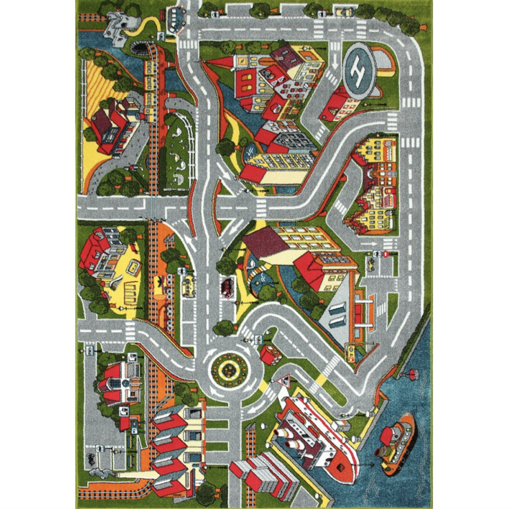 Килим 2х3 з дорогами 11296/130