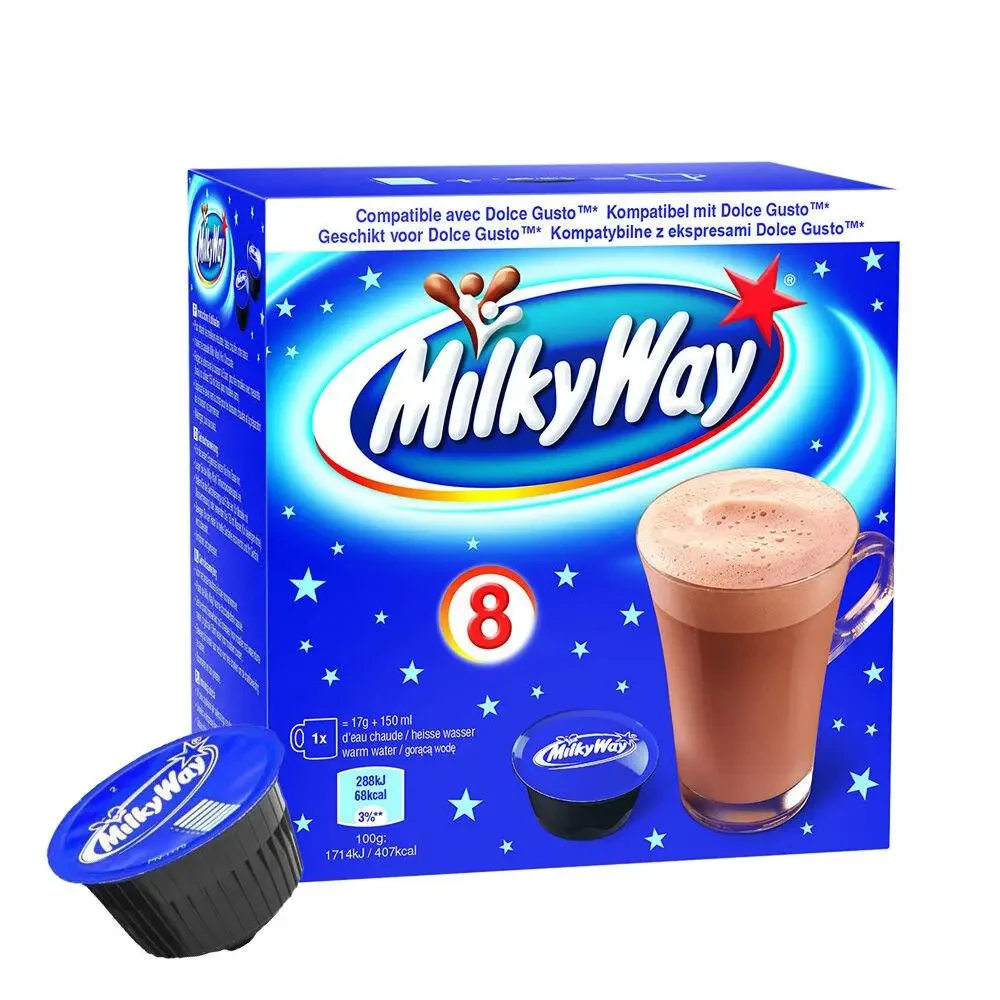 Гарячий шоколад Nescafe Dolce Gusto Milky Way 8 шт Дольче Густо Шоколад Мілки Вей