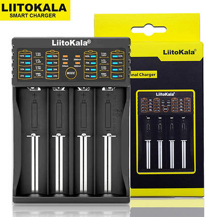 Зарядний пристрій з функцією PowerBank, LiitoKala Lii-402 універсальний, Li-Ion, Ni-Mh, Ni-Cd, фото 1