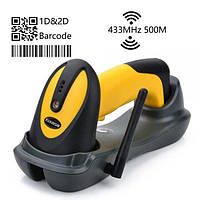 Бездротовий дротовий сканер штрихкодів з базовою станцією Ukrmark EV-W2503