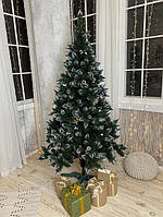 Елітна із шишками ялинка зелена штучна 2.0м