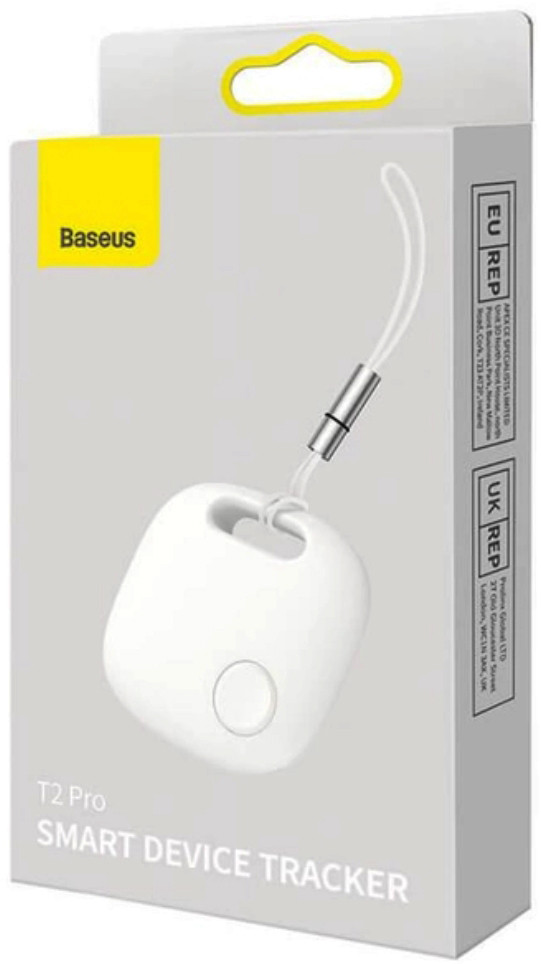 Поисковый брелок треккер BASEUS T2 Pro Smart Device Tracker FMTP000002 10-30m 365 дней Белый - фото 10 - id-p1925501650