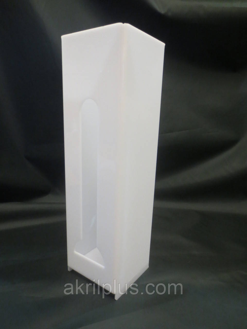 Диспенсер для бахіл настінний білий