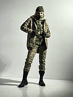 Камуфляжная женская военная одежда Terra ВСУ пиксель, Тактическая теплая армейская форма для девушек Pixel M