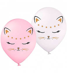 Повітряні кульки "Кішечка" (7 шт.), Польща, Ø 30 см