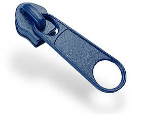 Бігунок для спіральної блискавки No5 (сумковий) колір темно-синій