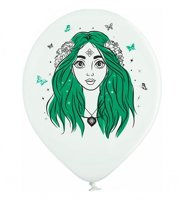 Повітряні кулі "Мавка" (5 шт.), Польща, Ø 30 см