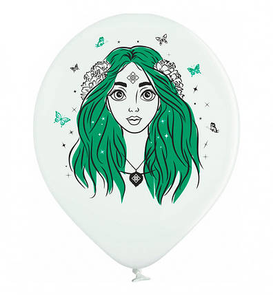 Повітряні кулі "Мавка" (5 шт.), Польща, Ø 30 см, фото 1