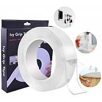 Многоразовая крепежная лента Ivy Grip Tape 1м, двухсторонний скотч