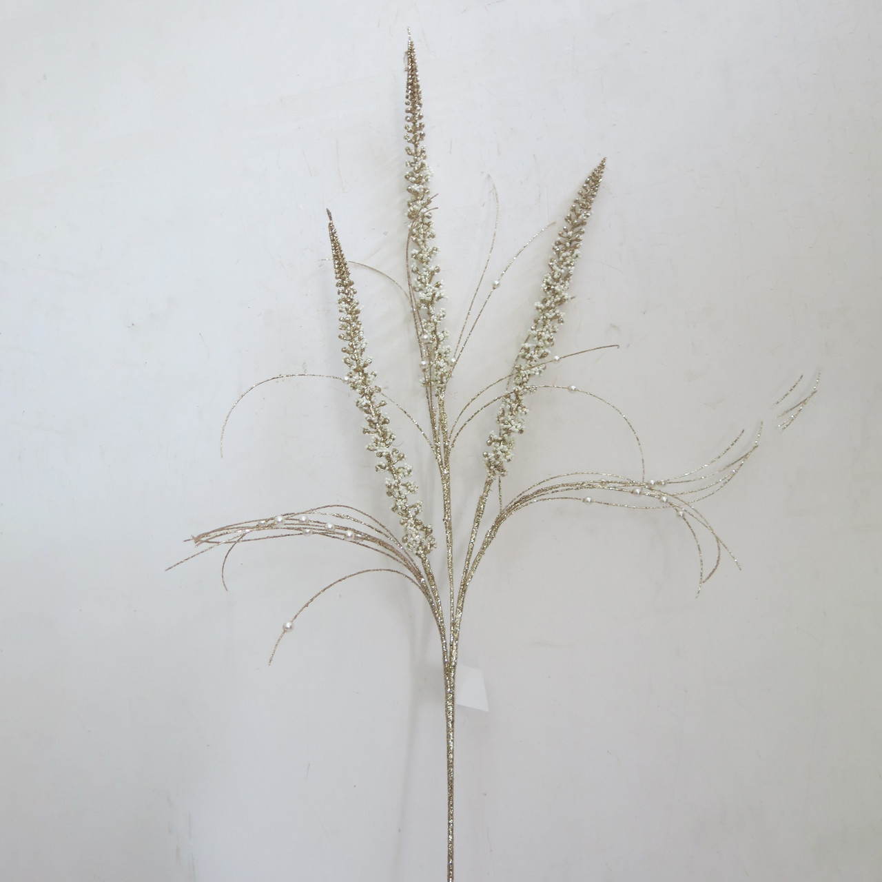 Гілка декоративна Yes!Fun Срібні колоски, 91 см, фото 1