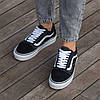 Vans Old Skool Platform чорно білі кеди кросівки жіночі на високій підошві, фото 6