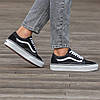 Vans Old Skool Platform чорно білі кеди кросівки жіночі на високій підошві, фото 8