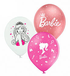 Повітряні кульки "Barbie" (5 шт.), Польща, Ø 30 см