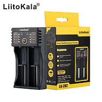 Зарядний пристрій з функцією PowerBank, LiitoKala Lii-202 універсальний, Li-Ion, Ni-Mh, Ni-Cd, фото 4
