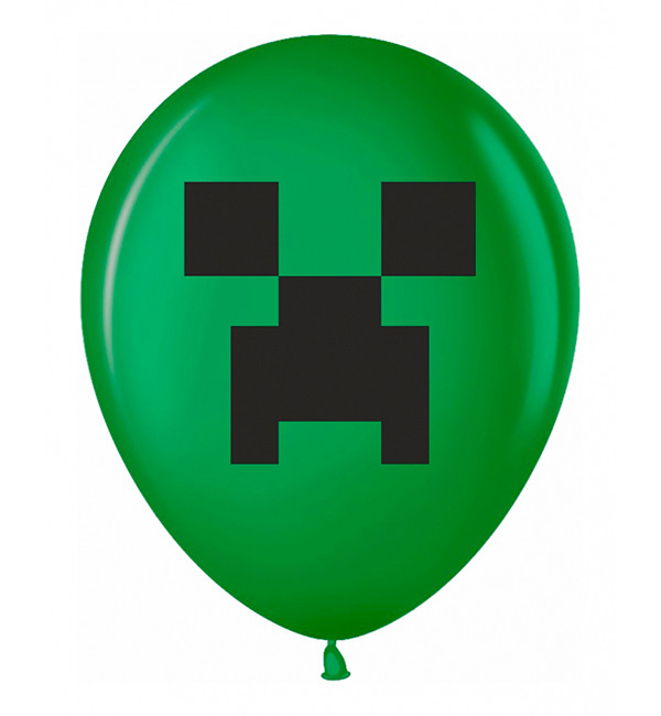 Повітряні кульки "Minecraft" (7 шт.), Польща, Ø 30 см
